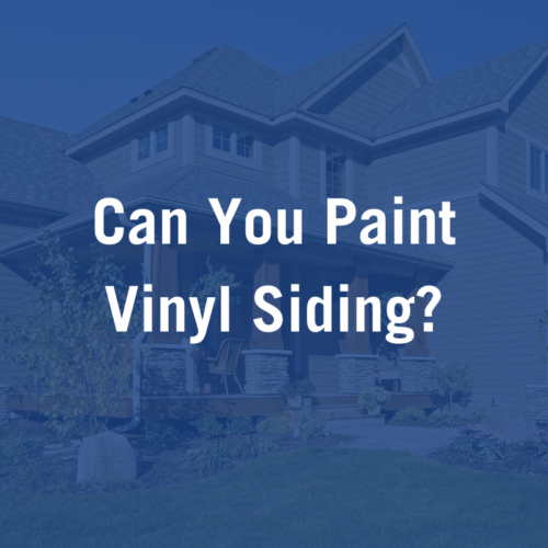 Upgrade 101: Can You Paint Vinyl Siding?