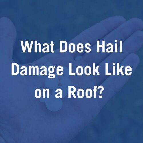 What Does Hail Damage Look Like on a Roof?
